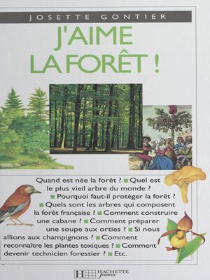 cover image of J'aime la forêt !